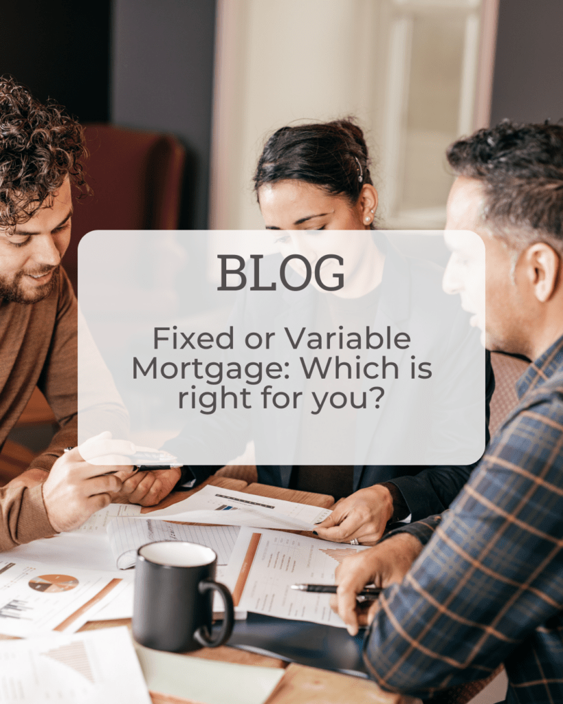 fixed vs variable mortgages